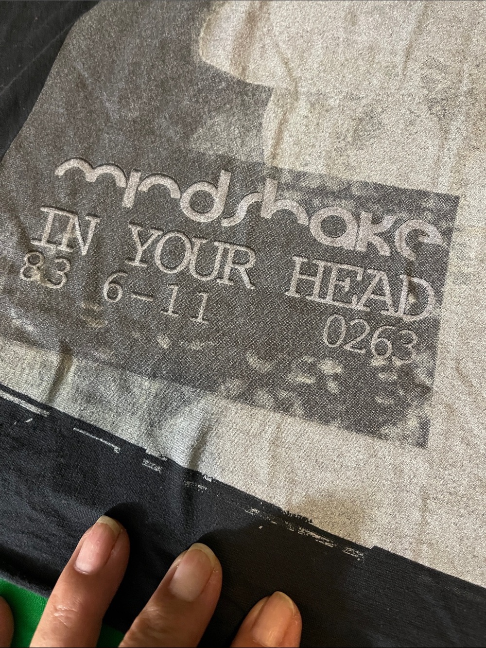 Black Graphic Women’s Tee with Profile Print - Picture 4 of 7